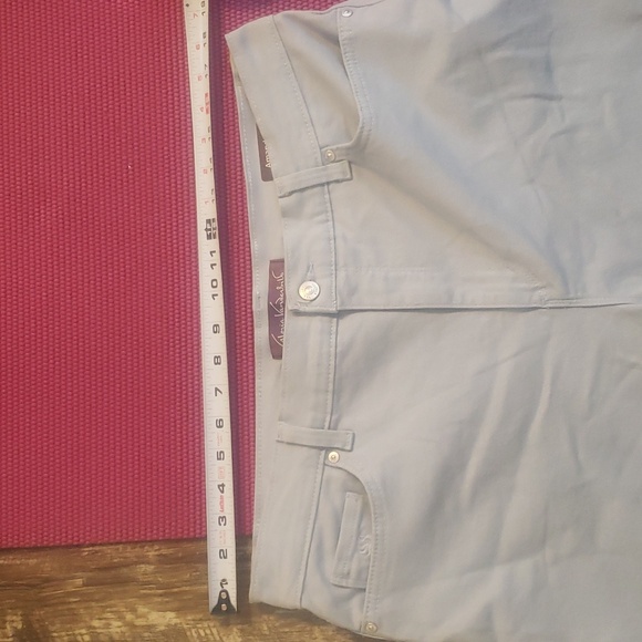 Gloria Vanderbilt Amanda Jean Powder Gray blue size 16 - Picture 5 of 6